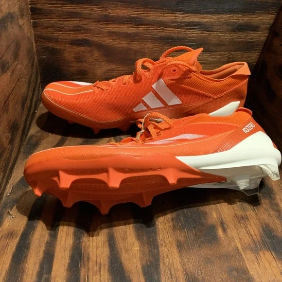 NWT Adidas SM Adizero Electric‎Men's Size 12.5 Football Cleats IH5031 Orange